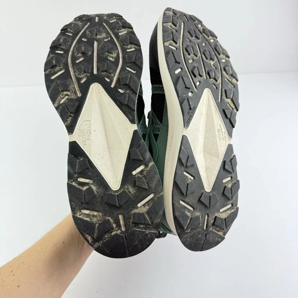 THE NORTH FACE Oxeye Tech Trail Running Shoes Men's Size 10.5 High‎ Rise Grey